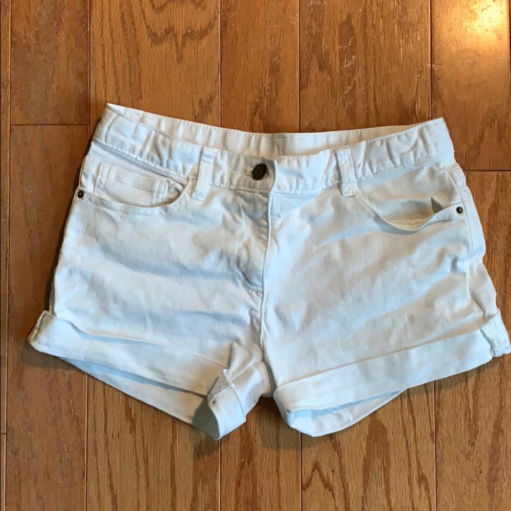 J. Crew crew cuts white shorts